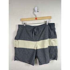 Roark Revival Men's Liner less Board Shorts Size 34 Drawstrings Surf Swim Trunks